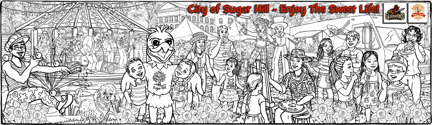 Sugar Hill - with City Hall - 1656