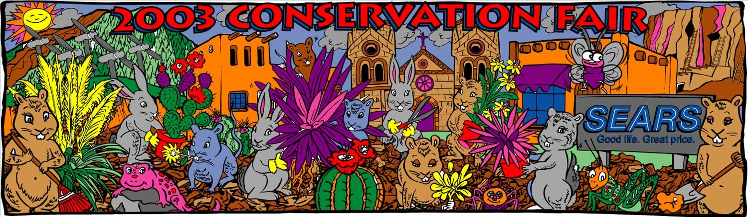 Southwestern Animals --(slightly cartoony) Conservation Topic - 1153