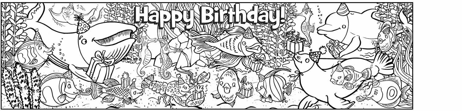 Goofy Birthday Fish - 3179