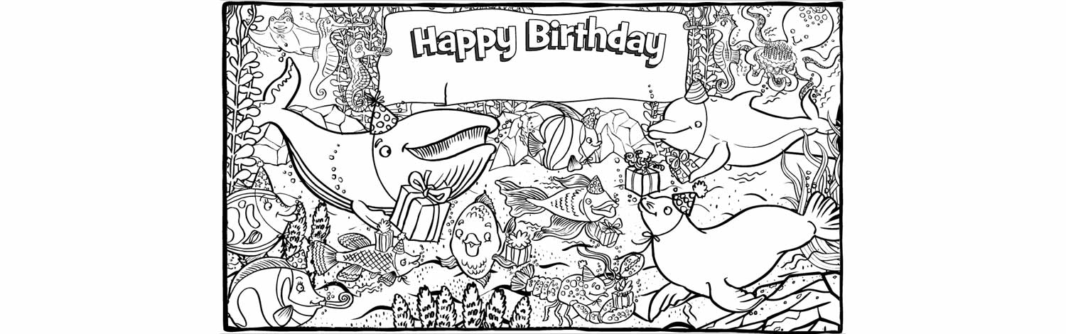 Goofy Underwater Birthday - 1357